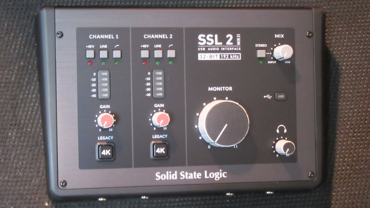 Solid State Logic model SSL 2 MkII USB Audio Interface: A Detailed Overview