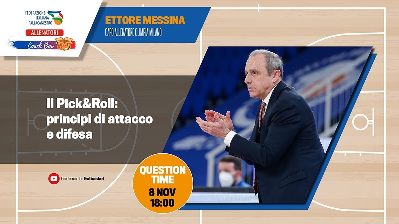 Coach Box. Question time con Ettore Messina