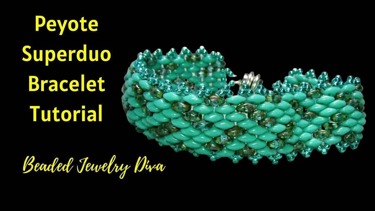 Peyote Superduo Bracelet Tutorial - Peyote Bracelet Pattern