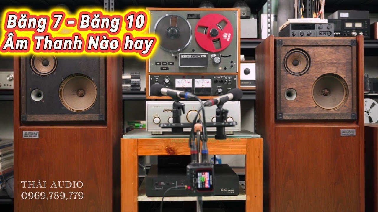 Nên chọn đầu cối băng 7 - băng 10 cho hay / Thái Audio 0969789779