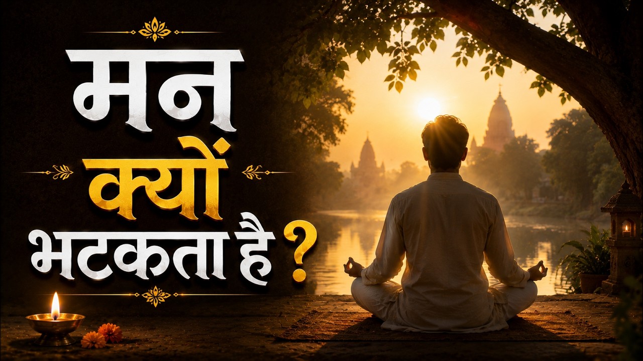 मन क्यों भटकता है? | Why does the Mind Wander while Chanting and Meditating?