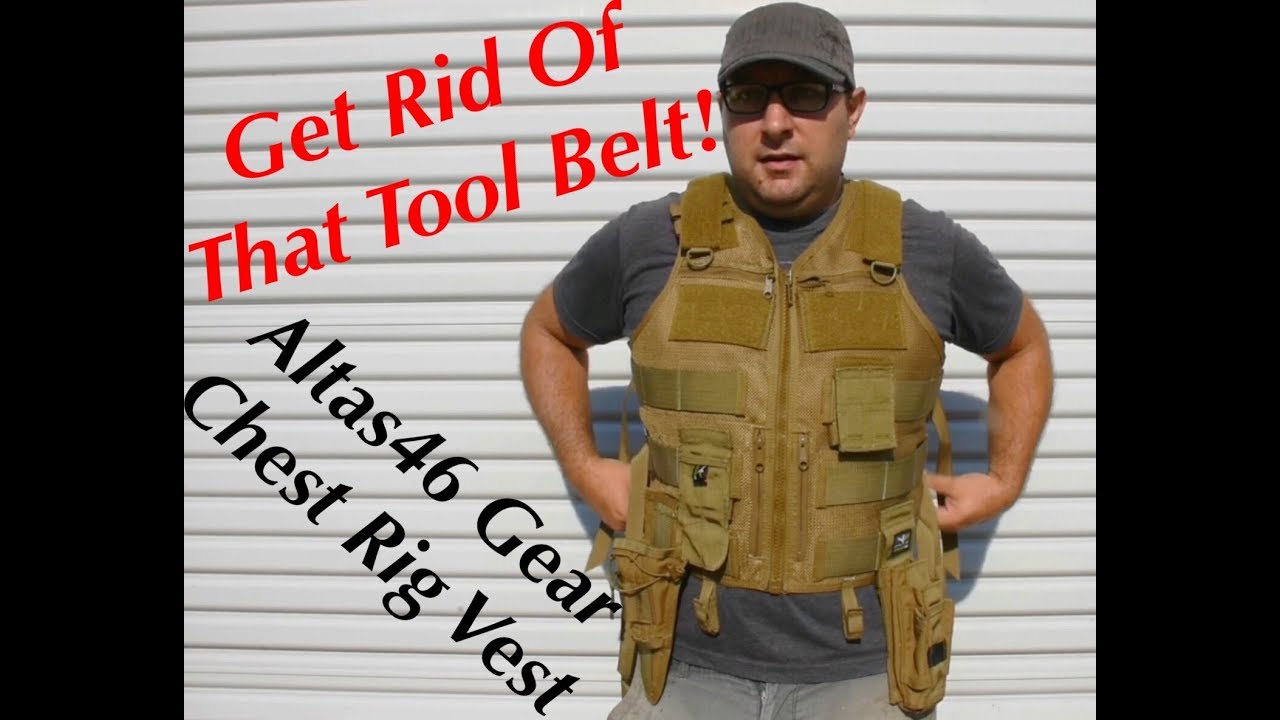 Atlas 46 Work Gear Most Durable & Versitile Tool Vest Chest Rig On The Market Review