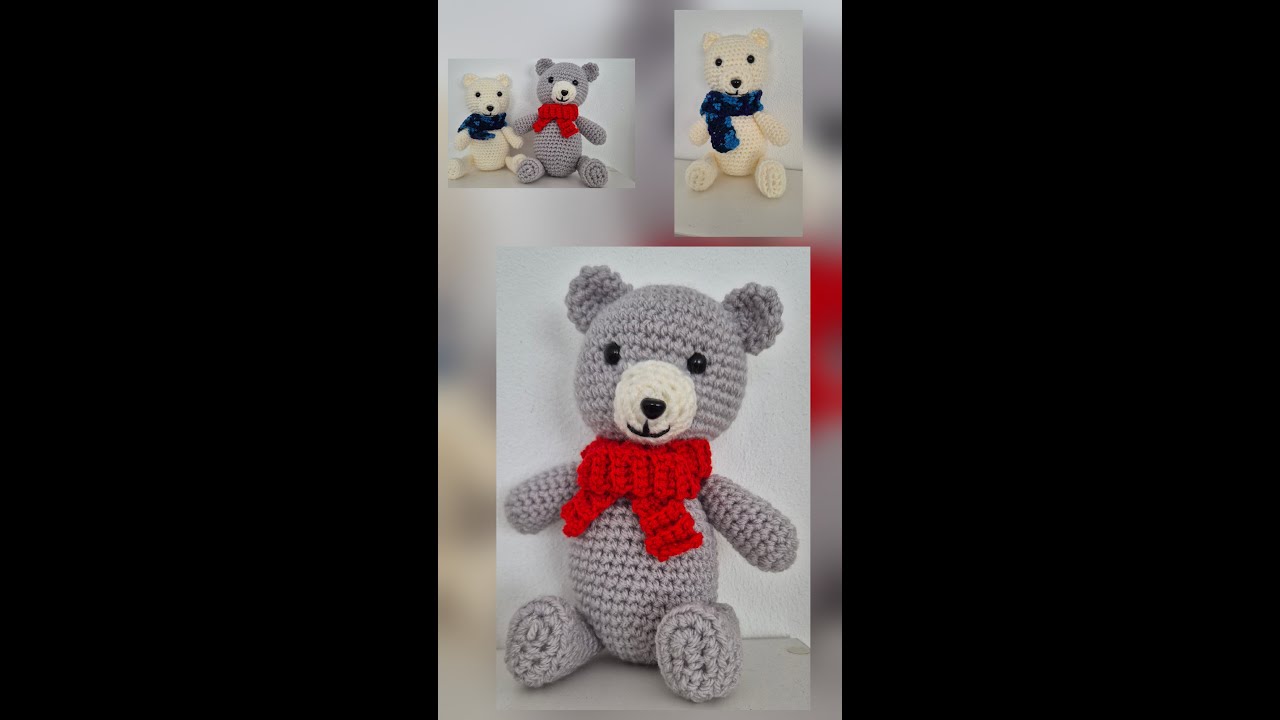 Teddy häkeln - Häkelanleitung, Geschenk, Geburtstag, Weihnachten, zum Trost