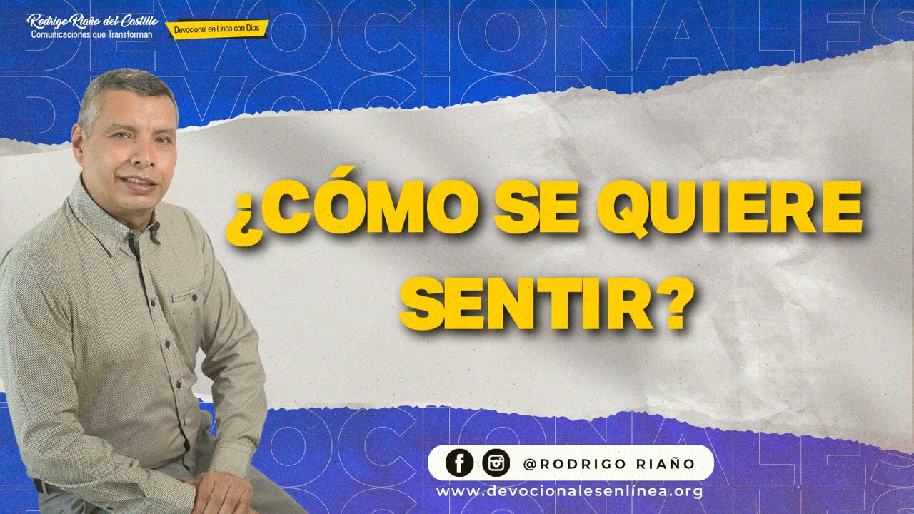 ¿CÓMO SE QUIERE SENTIR? 📺 Martes/1/Junio/2021 En Línea Con Dios