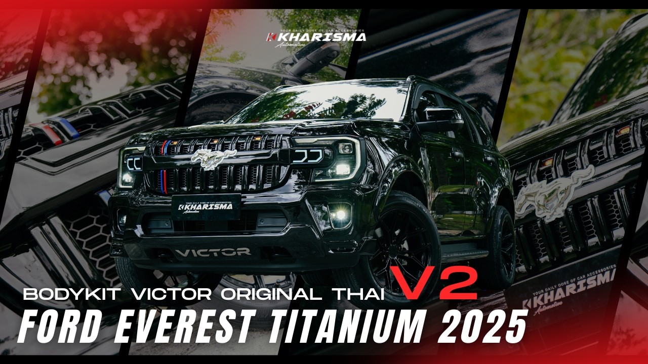 FORD EVEREST TITANIUM 2025 DI UPGRADE DENGAN VICTOR BODYKIT V2! AUTO PADA NGELIRIK!