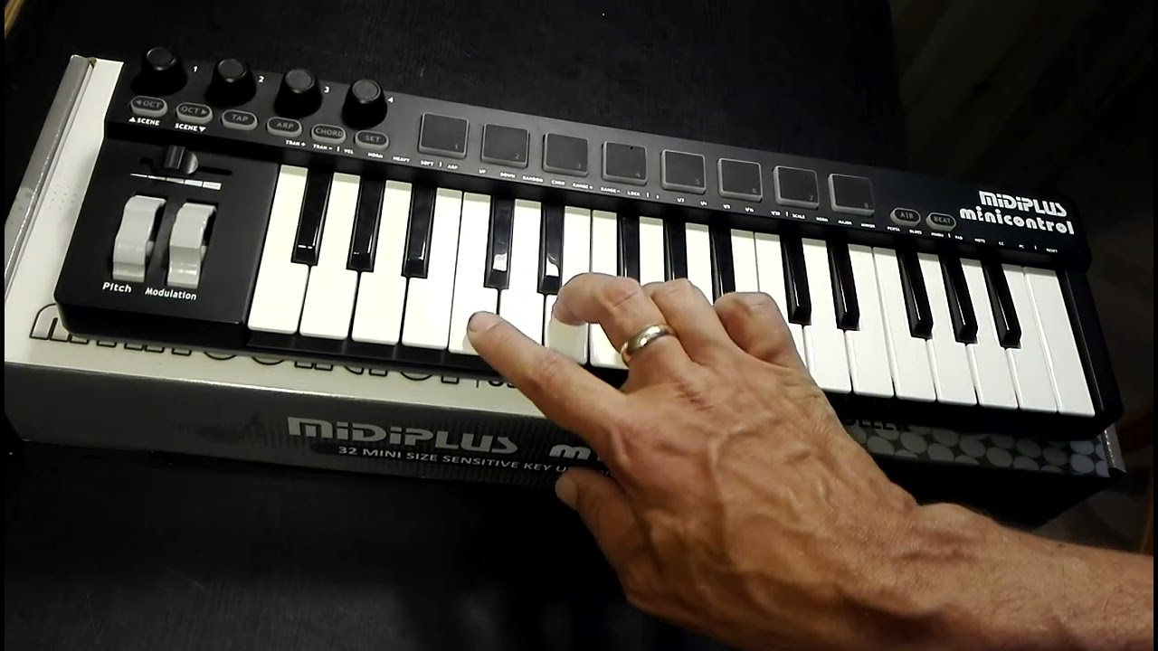 klawiatury midi 25 część 5 -  midiplus minicontrol