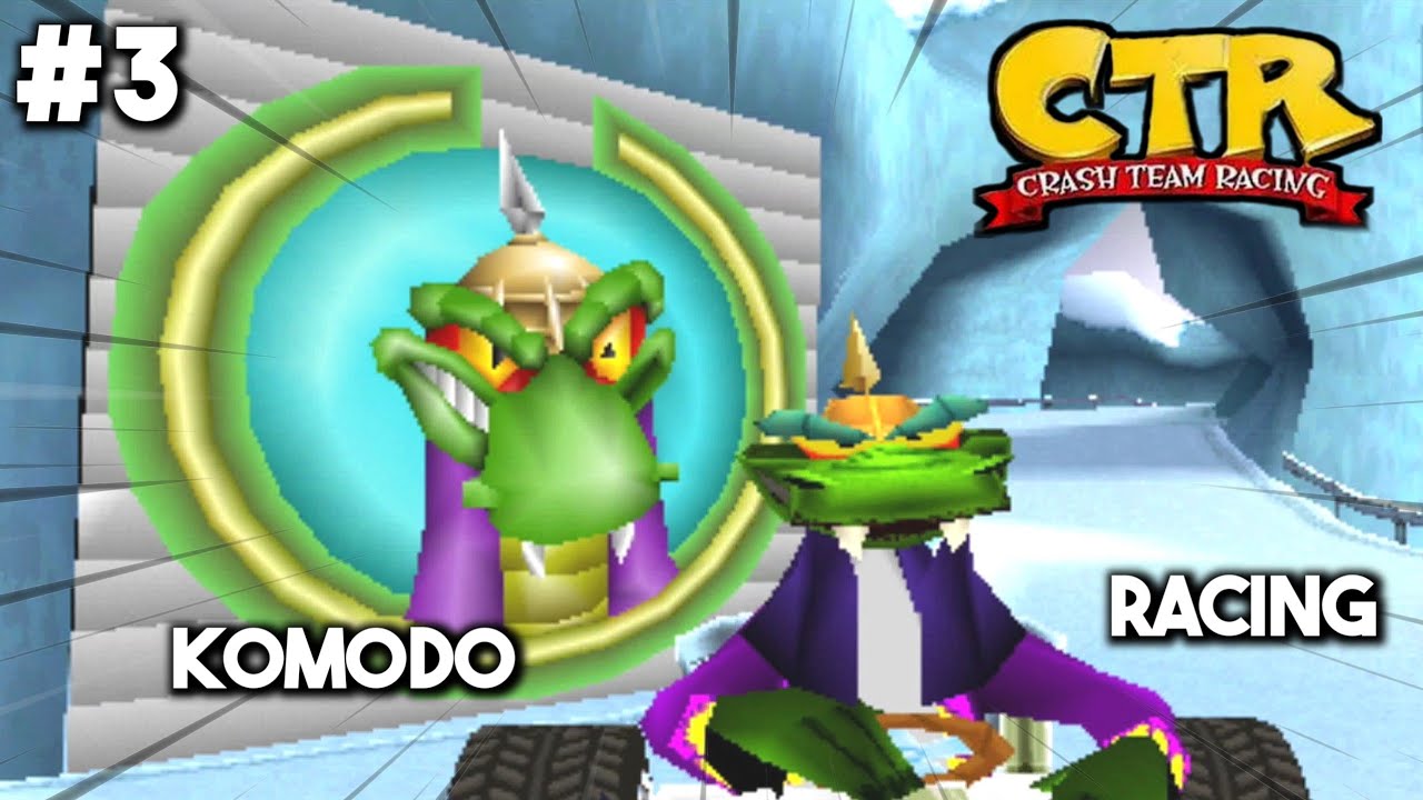 KOMODO RASA MATCHA INI MAHH !!! - Crash Team Racing (CTR) PS1 #3