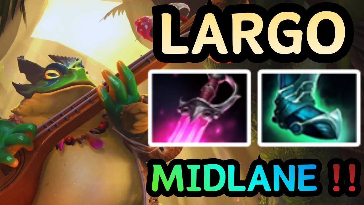 🔥 NEW HERO LARGO MID IS BREAKING PATCH 7.40c ??? 🔥 DOTA 2