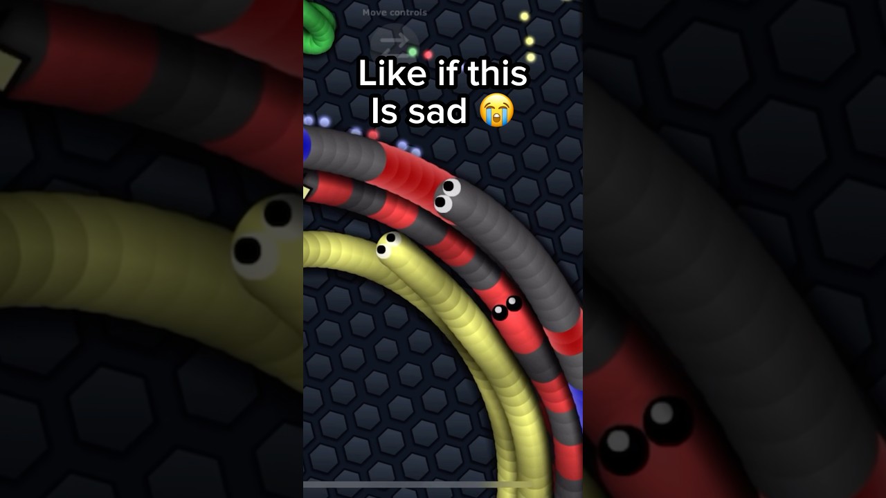 Getting on the leaderboard while being trapped the whole game😭 Slither io