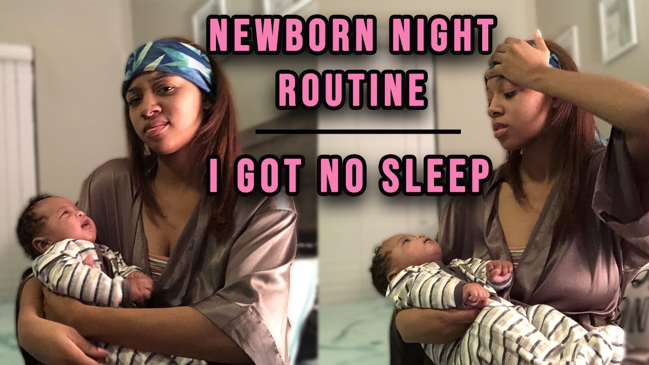 REALISTIC NEWBORN NIGHTTIME ROUTINE | FIRST TIME MOM