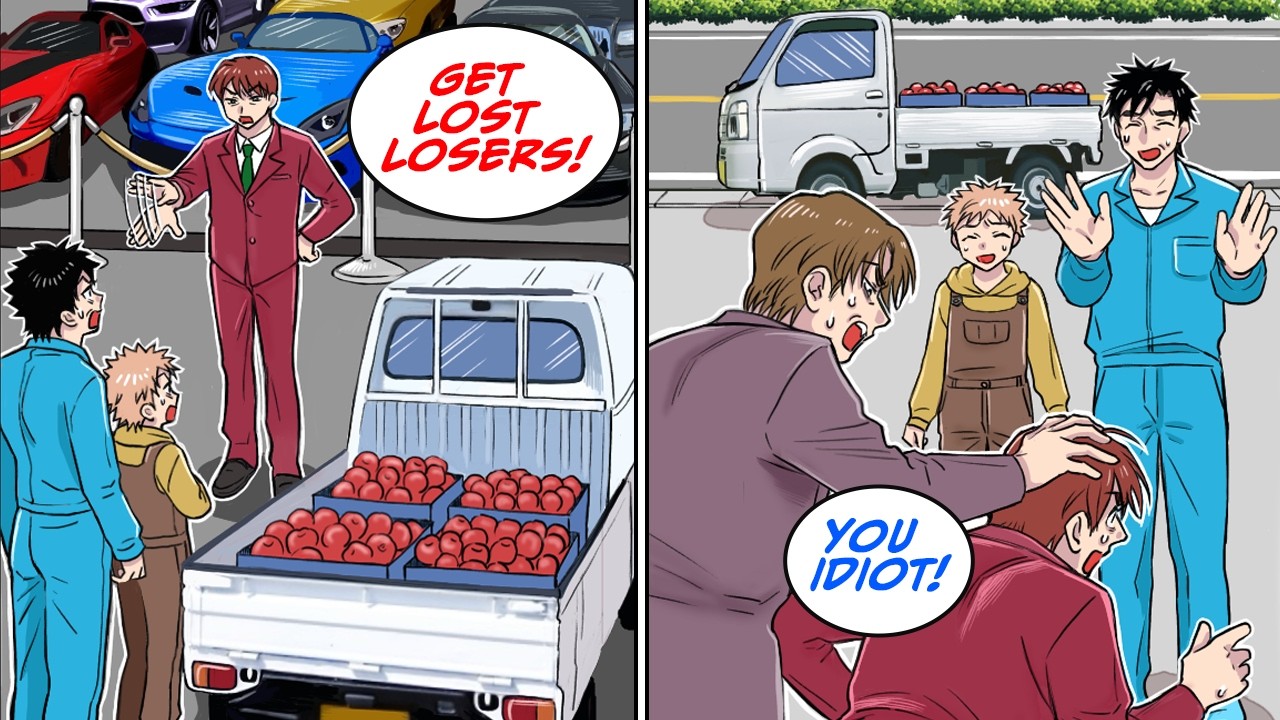 We went to get a new car, but then... [Manga Dub]