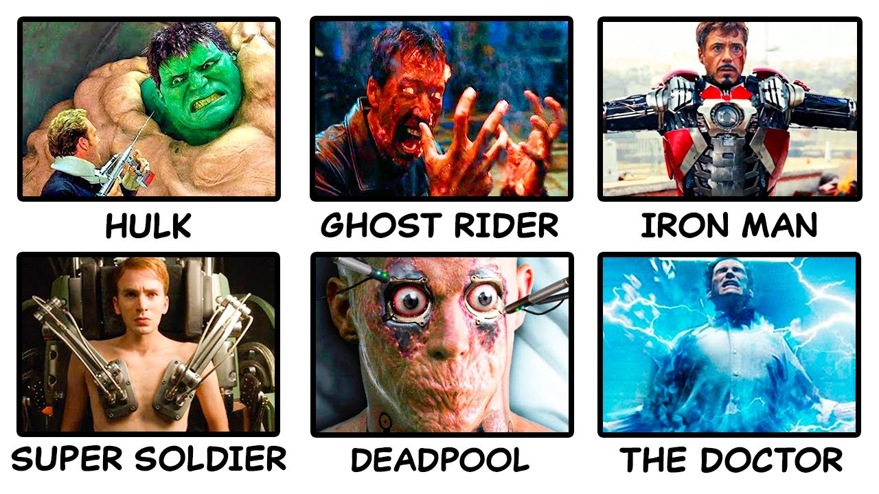 Top 12 Superhero Transformations in Movies