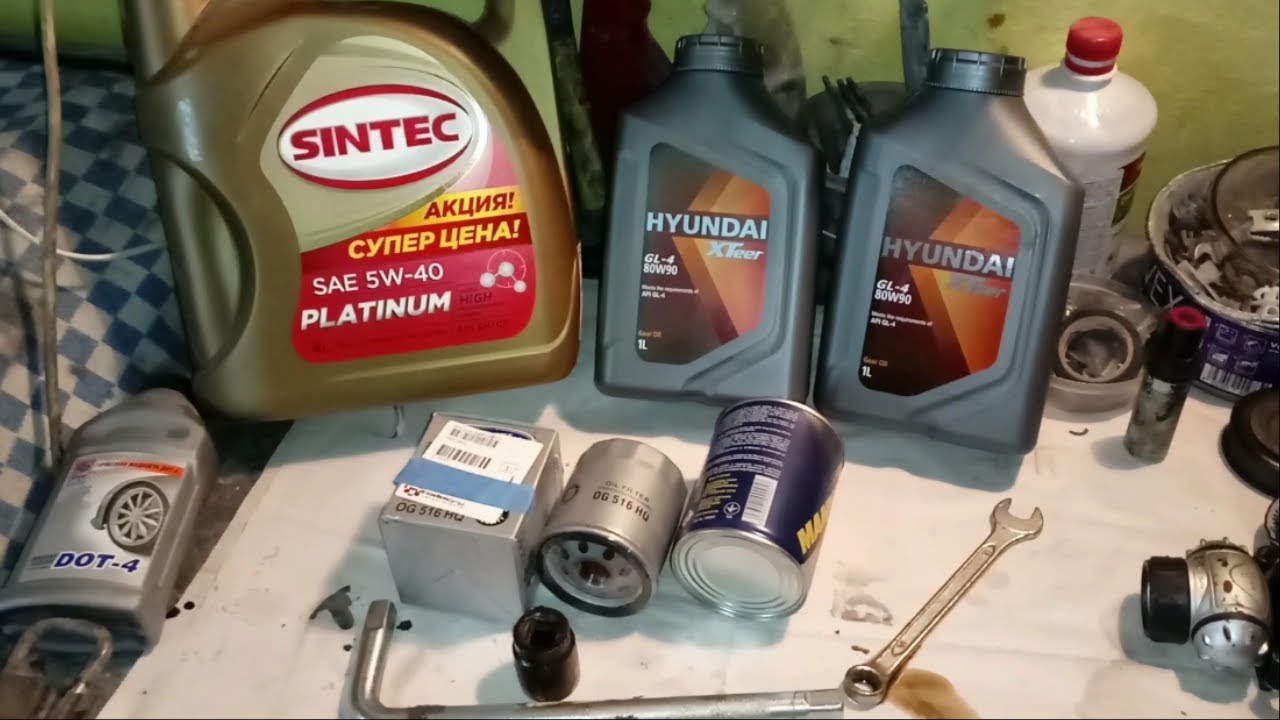 12)Замена масла ДВС и КПП Lifan solano.