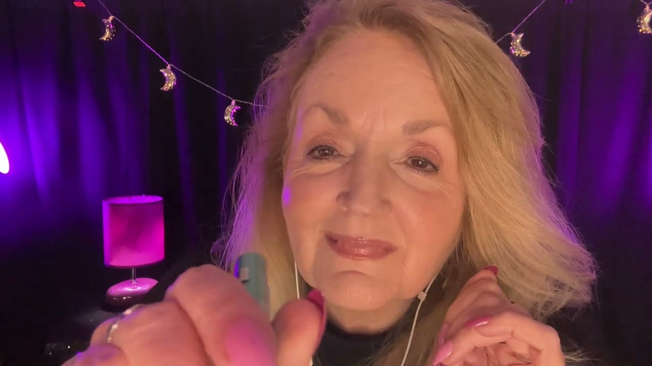ASMR Tracing Your Face with Light | Eyes Shut | Eyes Open