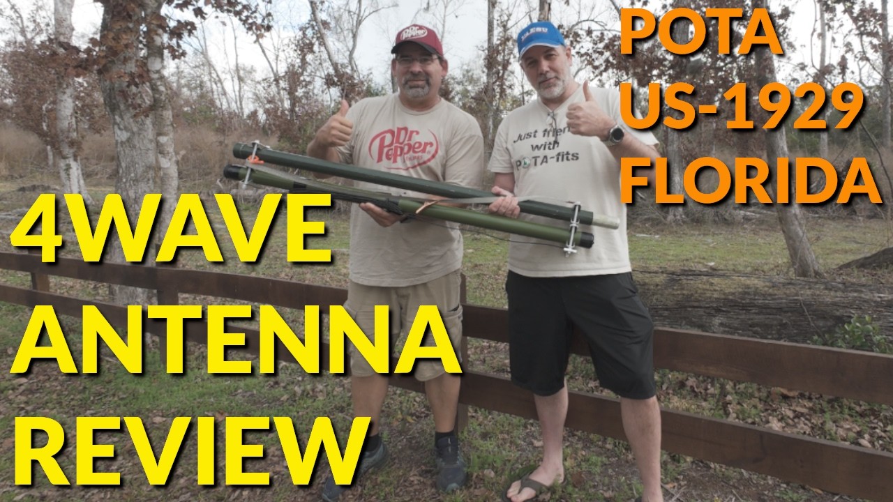 Let's test a new antenna with KE8PZN - The 4Wave Antenna #POTA