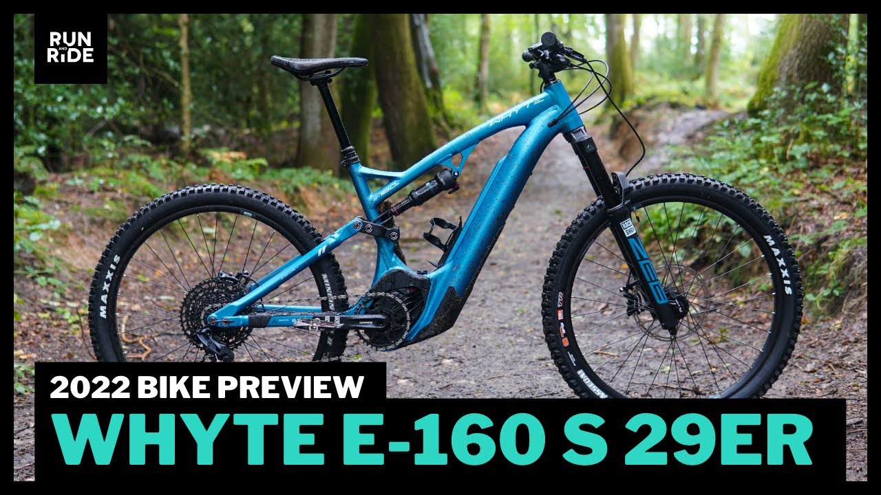 Bike Preview: 2022 Whyte E-160 S 29er Full Suspension Electric MTB - Turquoise