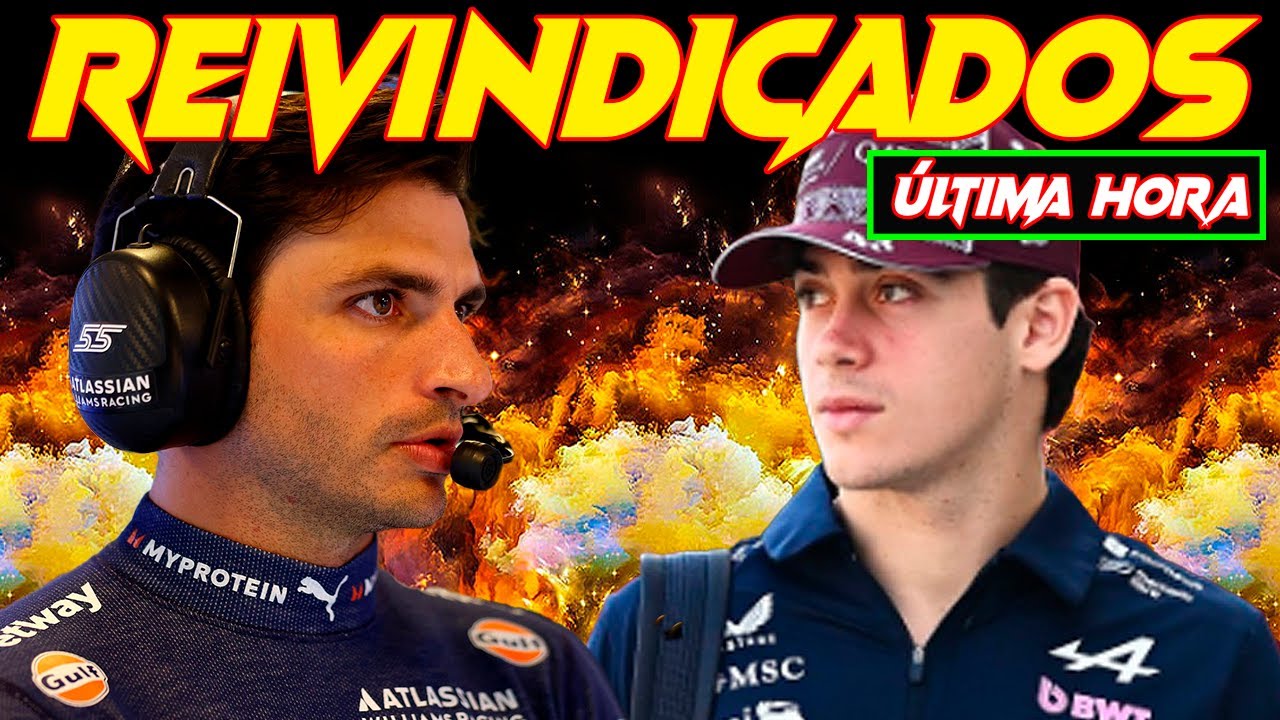 SAINZ Y COLAPINTO REIVINDICADOS TOTALMENTE TRAS LAS PODEROSAS PALABRAS DEL PILOTO ESPA&Ntilde;OL A LA F1
