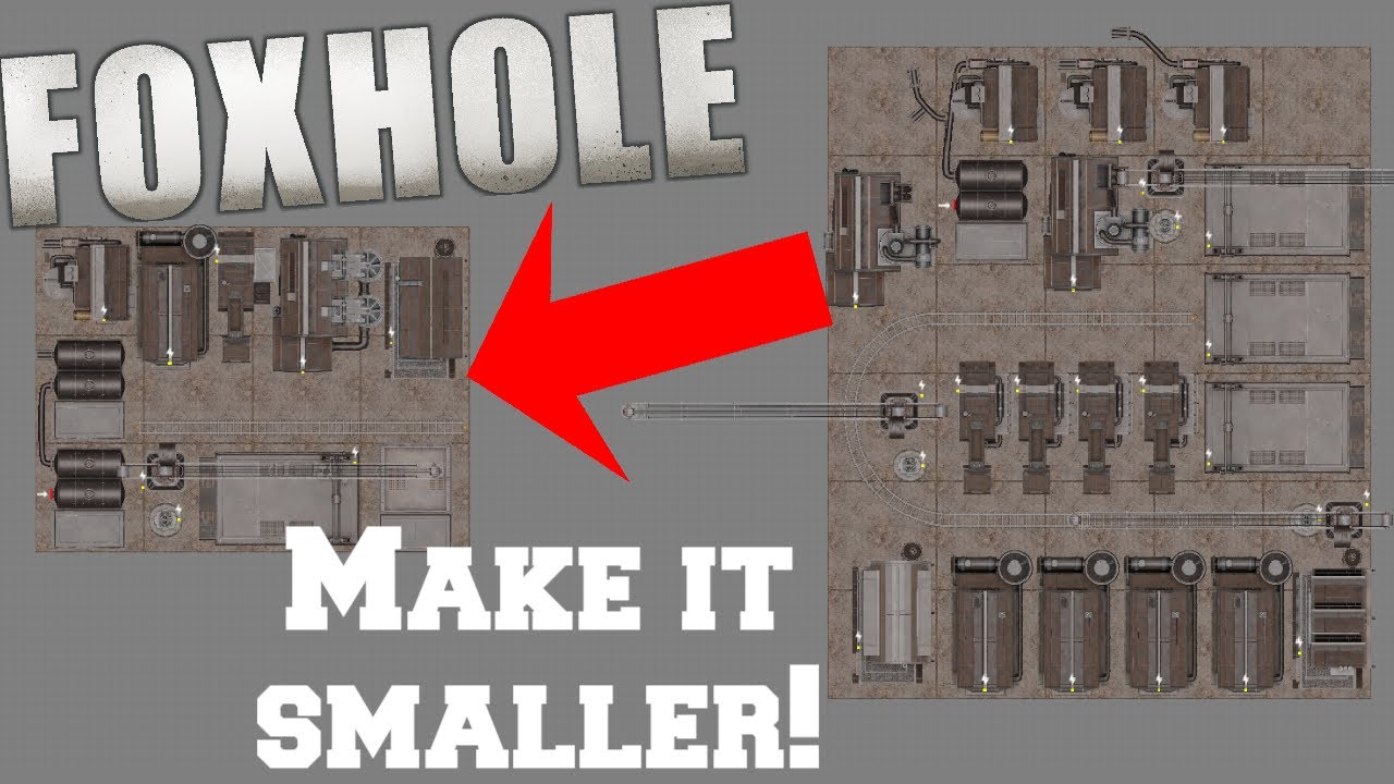 You should reconsider the scale of your Foxhole Facility!