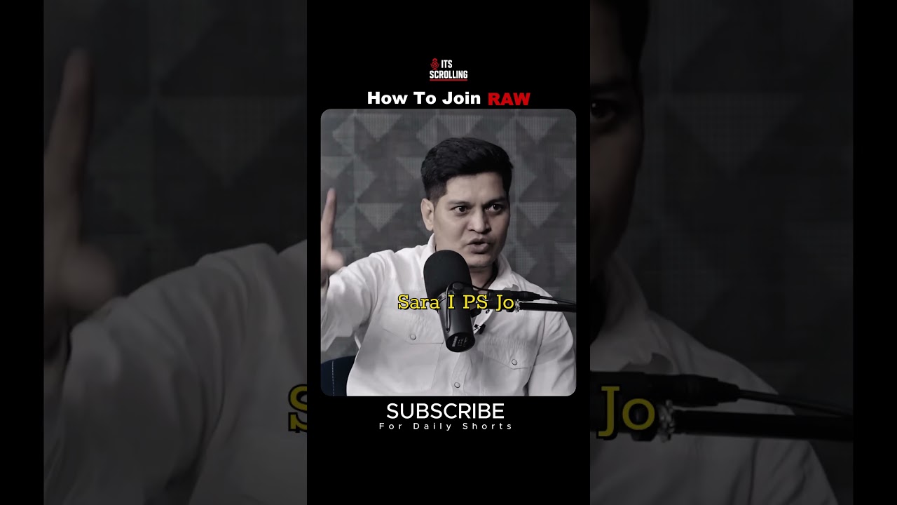 &ldquo;RAW Ko Join Karna Hai? Here&rsquo;s The Real Process 🇮🇳&rdquo;