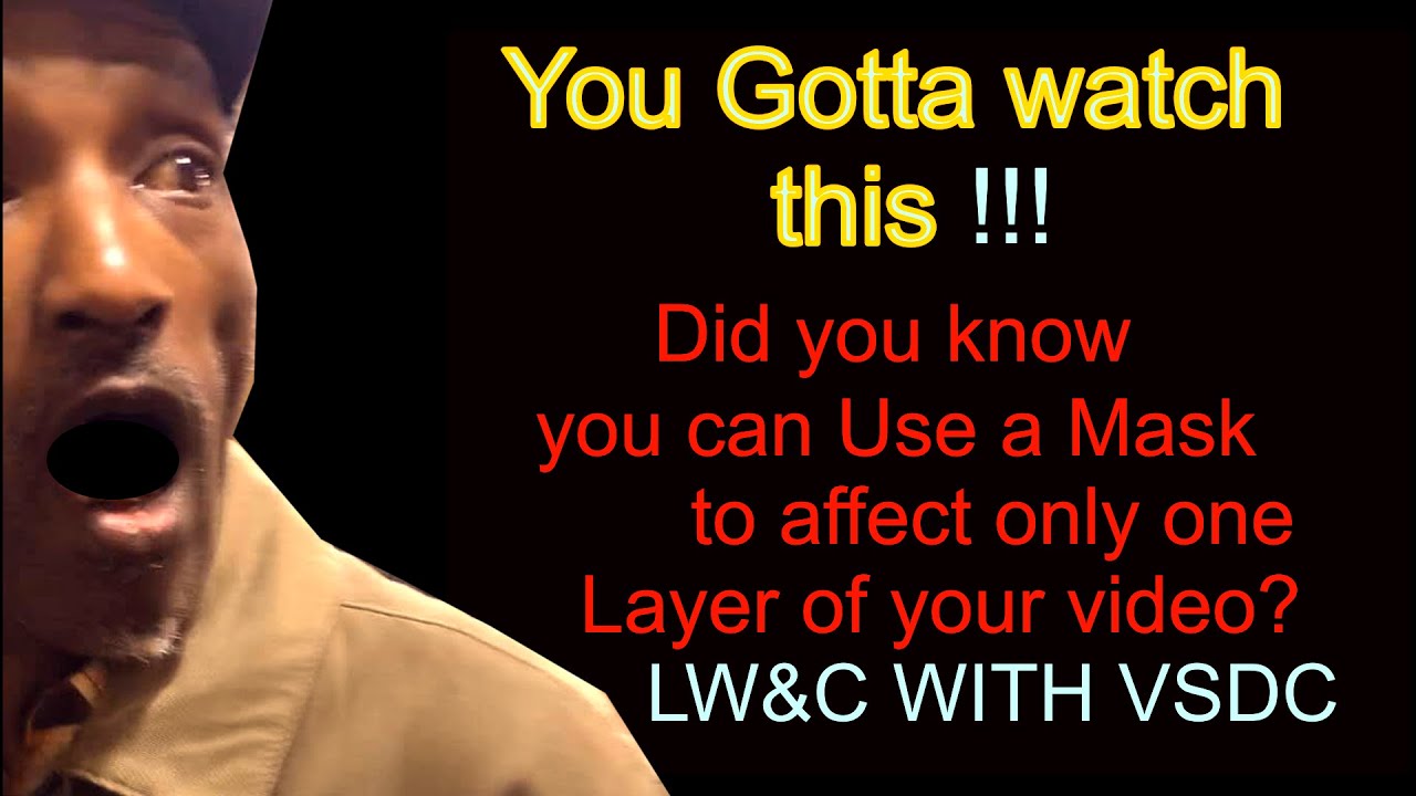 Masking a layer Without affecting other layers . Using the sprite in VSDC