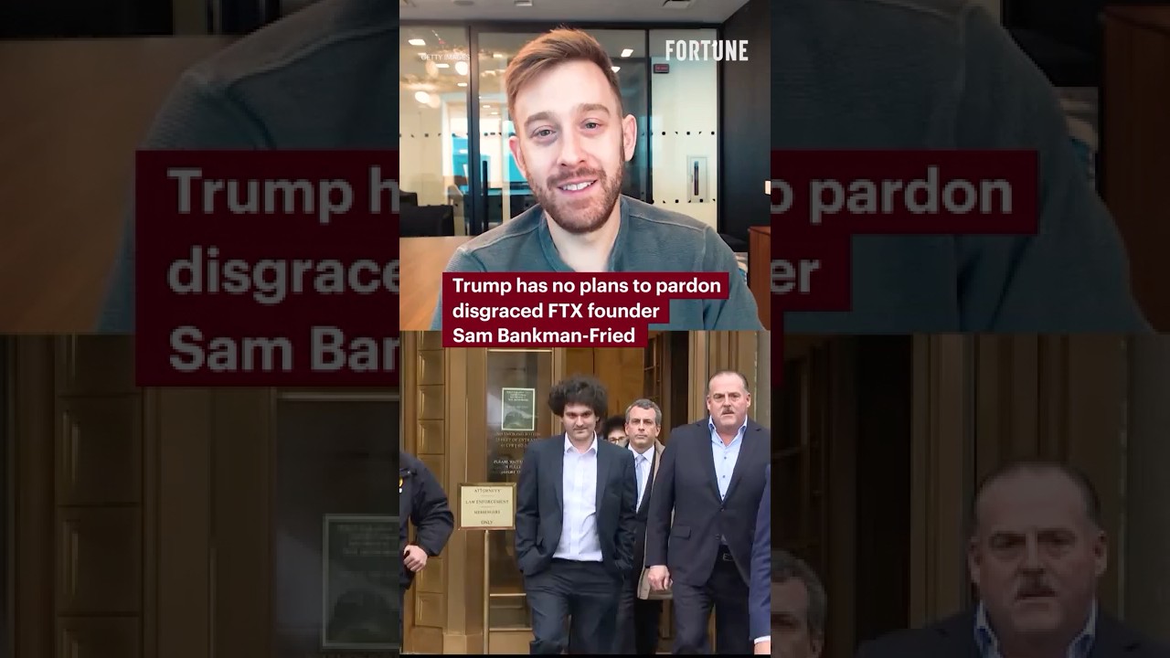 Трамп не планирует помиловать опозоренного основателя FTX Сэма Бэнкмана-Фрида #SamBankmanFried #T...