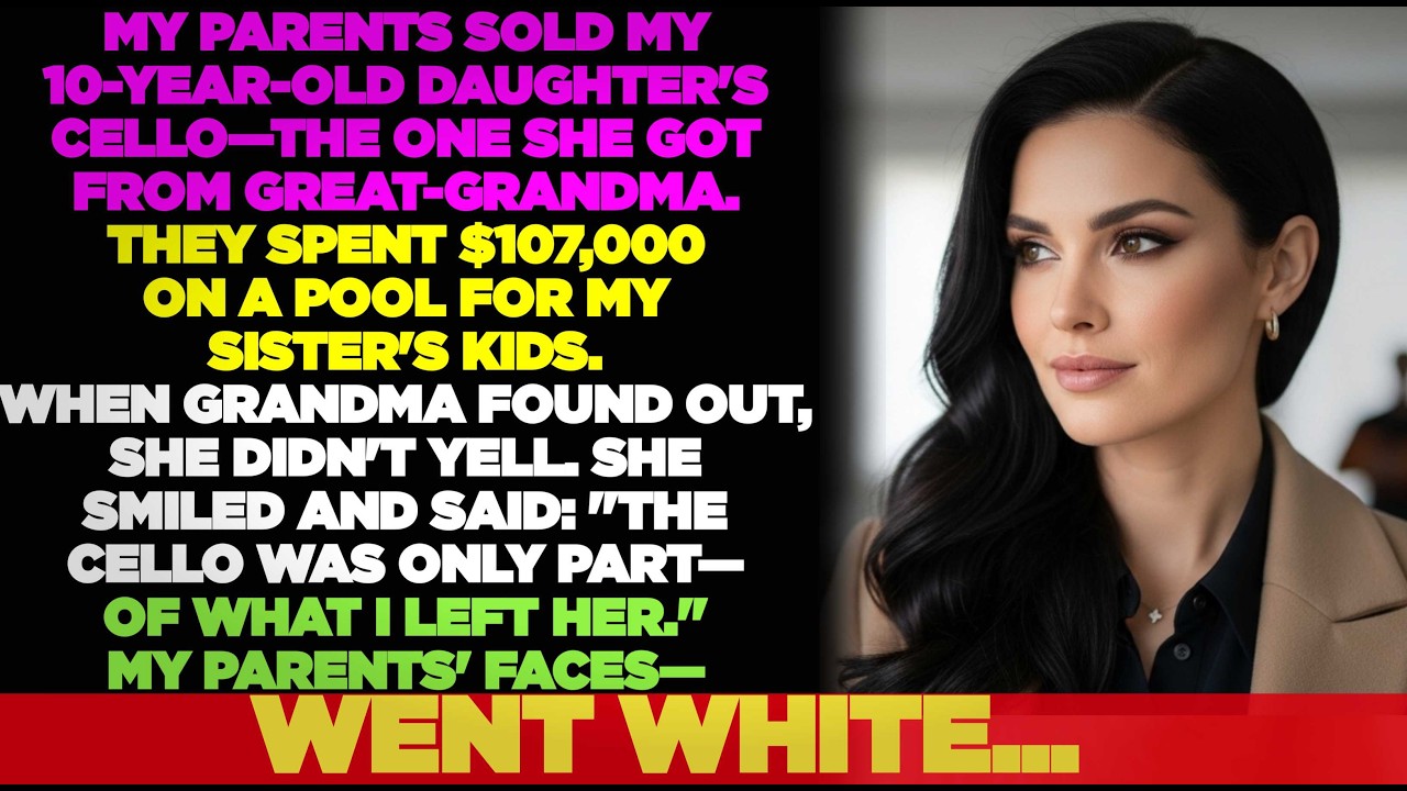 My Parents Stole My Daughter's $107,000 Cello—Grandma's Smile Made Their Faces Go White