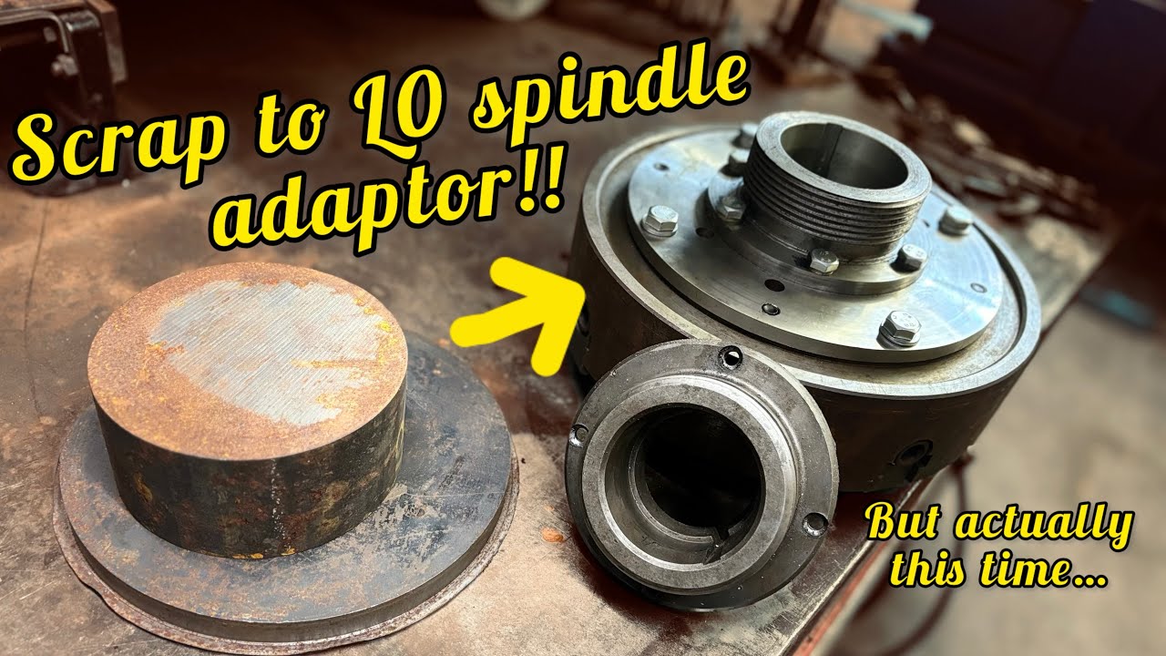 Lathe L0 spindle nose adaptor manufacturer! How to make a new backplate
