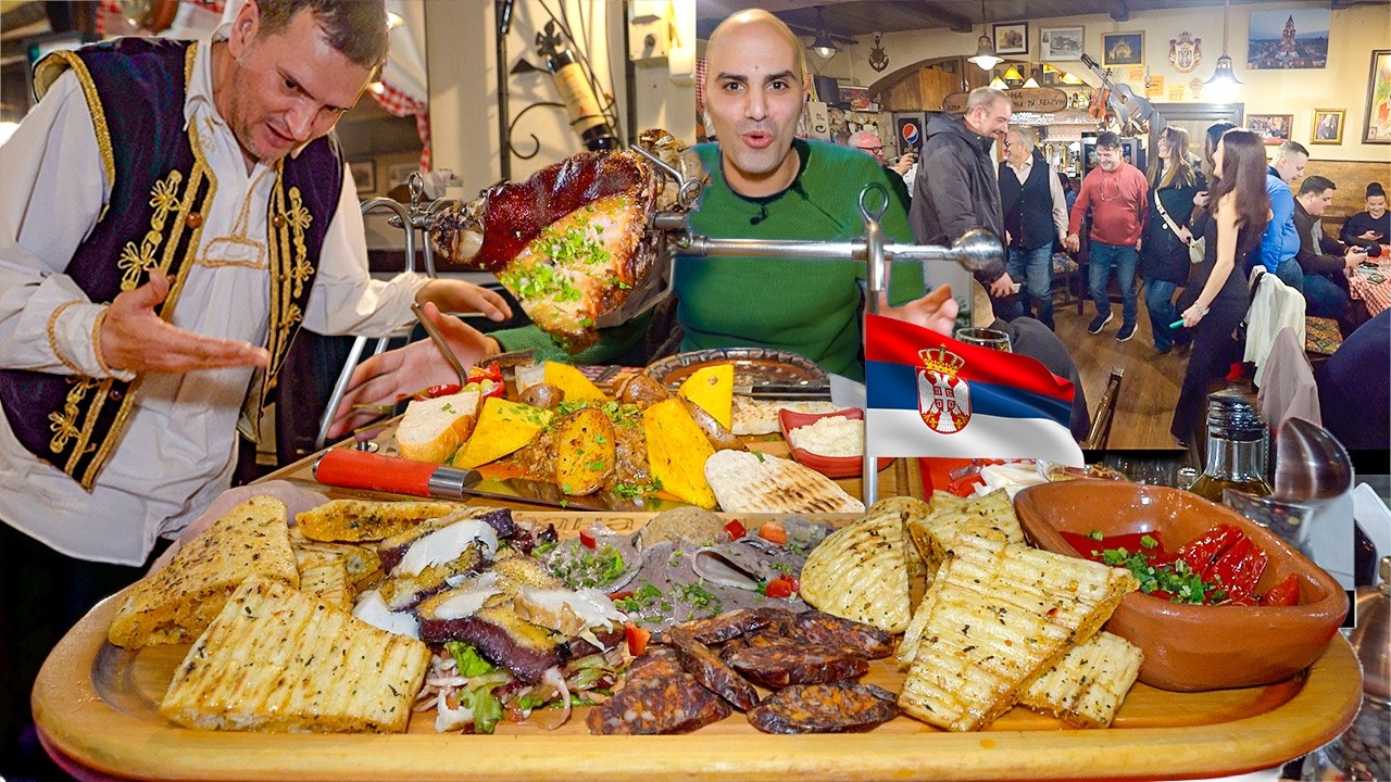 NEXT LEVEL SERBIAN FOOD! From CRISPY Roast Pork To CRAZY Traditional Kafana - Best Food in Belgrade!