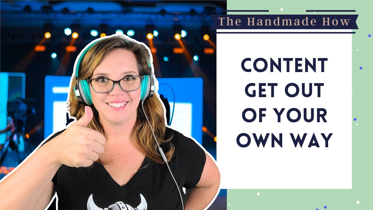 Fast Content Creation - How to Get Out of Your Own Way