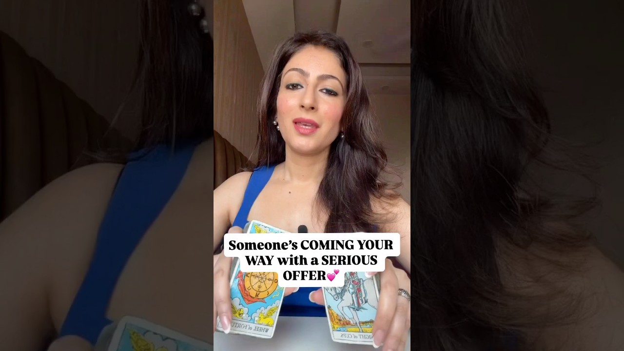 SOMEONE&rsquo;S COMING YOUR WAY WITH A SERIOUS OFFER💞 #tarotlovereading #tarot