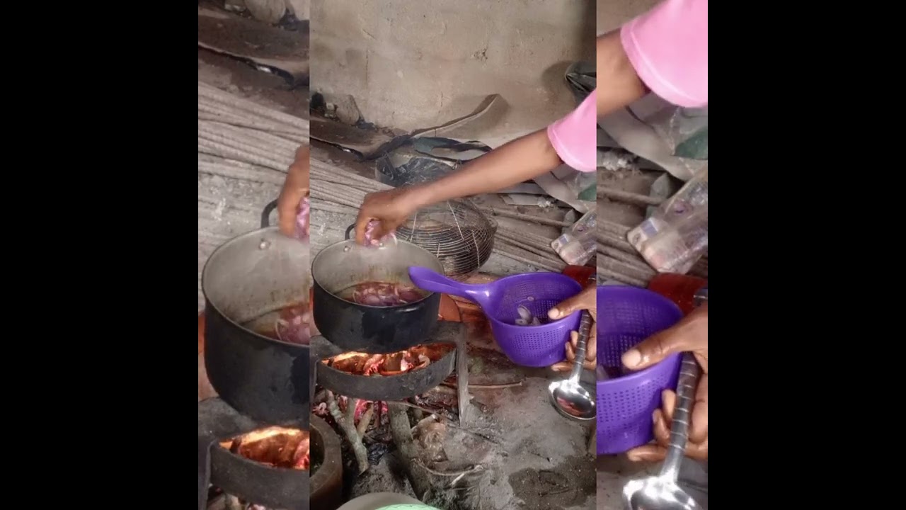 For small content creators: cook okra soup with me #fyp #youtubeviral