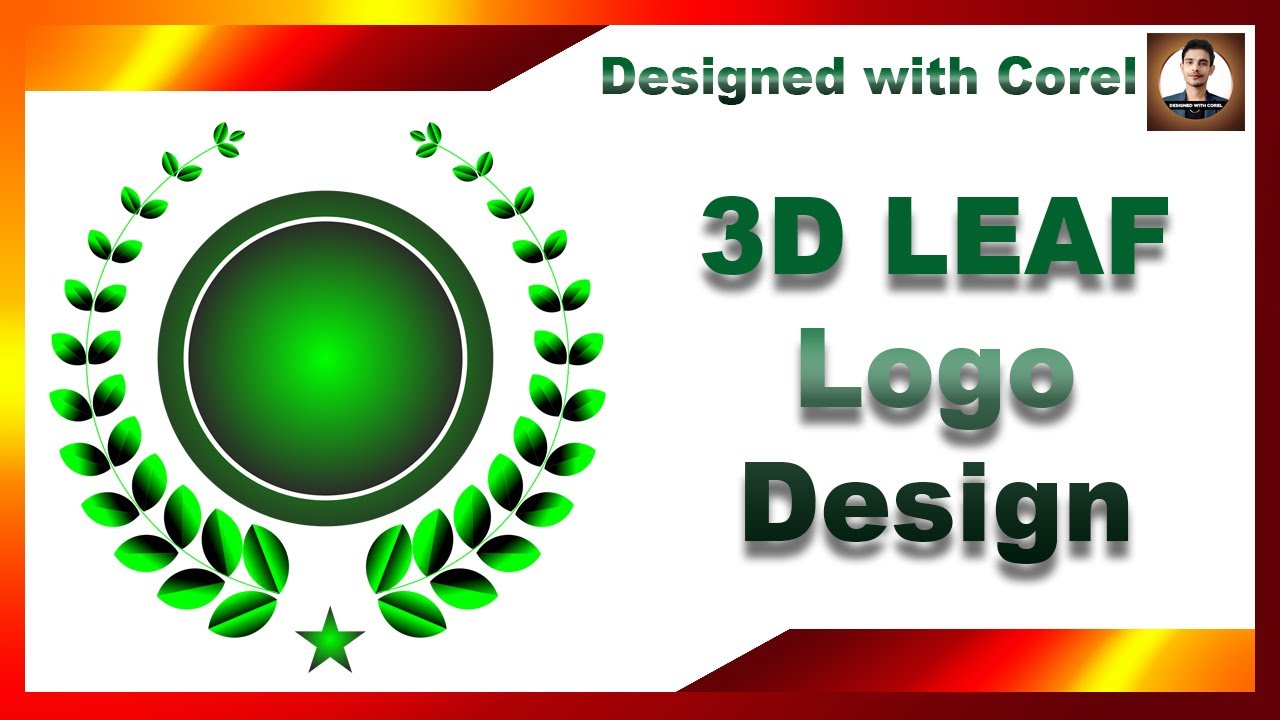 Leaf logo Design #corelDraw #corelDrwawtips #shorts #short #sorts #sort #shortvideos #shortfeed