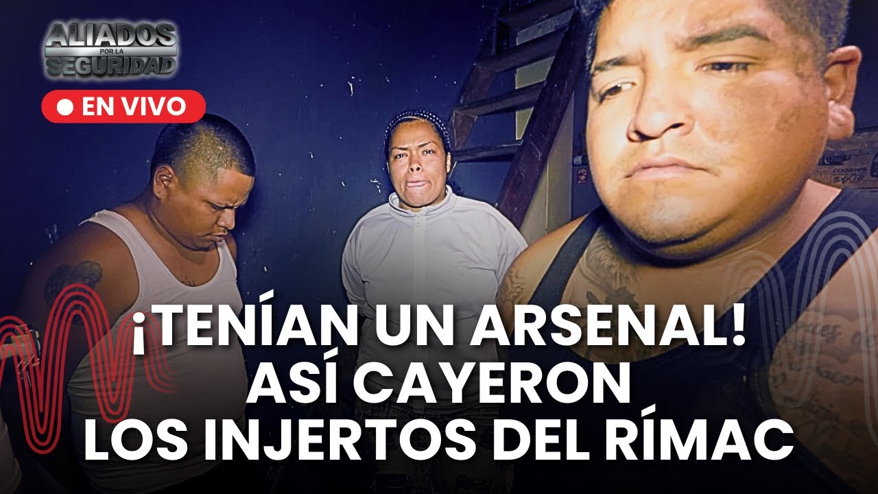 ¡UN SICARIO MENOS! Así fue la captura de Los Injertos del Rímac | Aliados por la seguridad EN VIVO