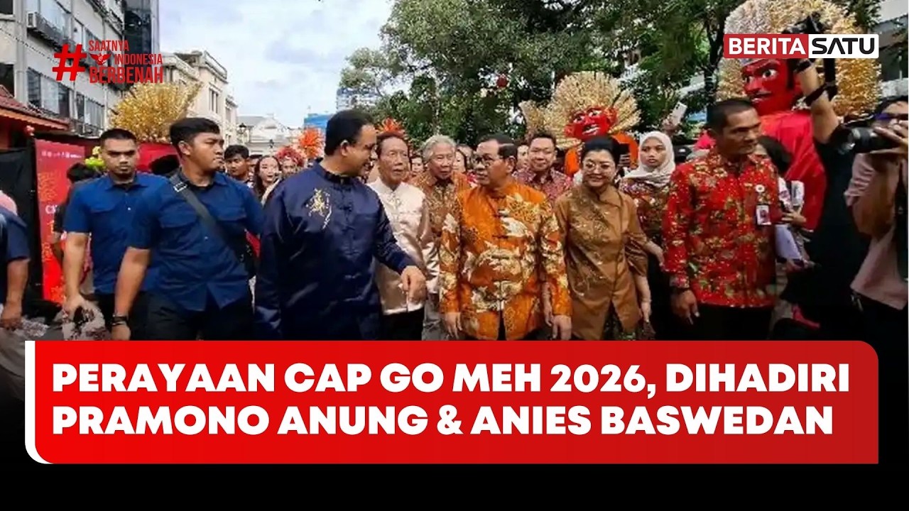 Pramono Anung Hadiri Perayaan Cap Go Meh di Glodok #beritasatu