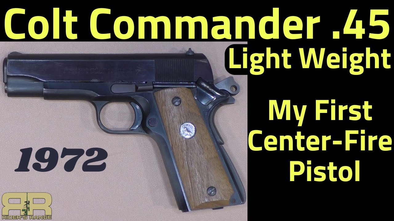 Мой первый пистолет центрального воспламенения — Colt .45 Lightweight Commander