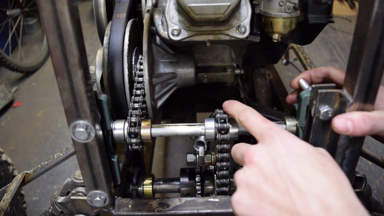 Off Road Go Kart Jackshaft Setup