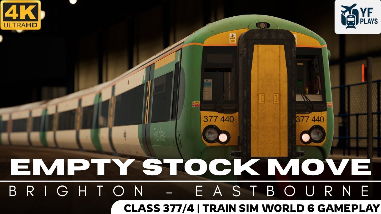 Train Sim World 6 | East Coastway: Brighton - Eastbourne | Empty Stock Move | Class 377/4