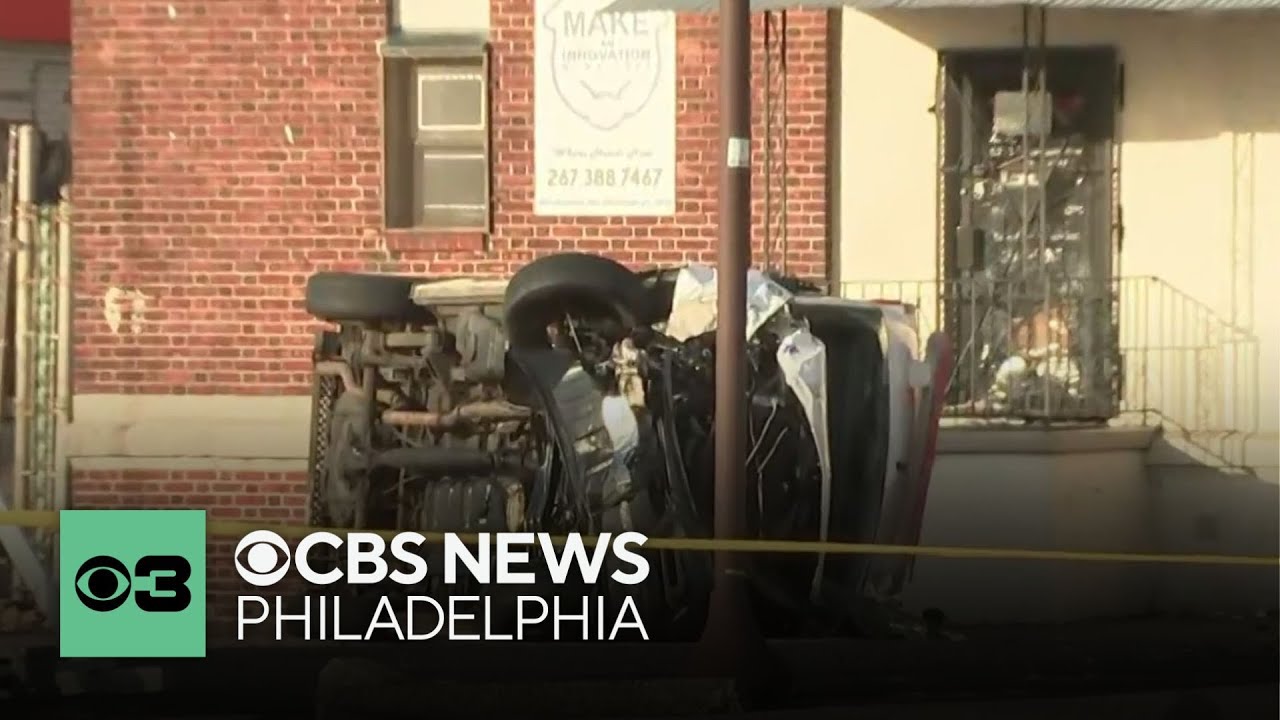 Serious crash involving ambulance in Philadelphia's Frankford neighborhood under investigation