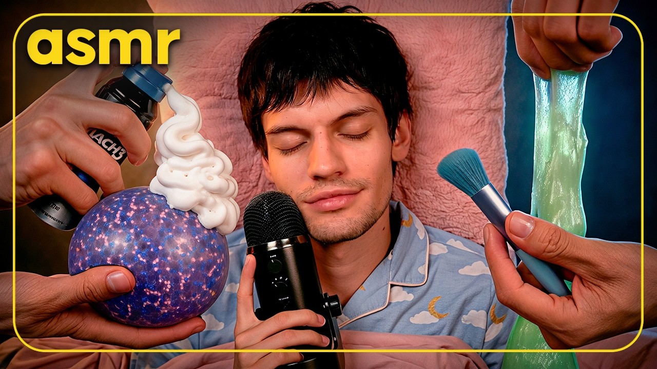 ASMR Espa&ntilde;ol: Para Dormir R&aacute;pido en 10 Minutos 💤 Triggers relajantes, Slime y Espuma