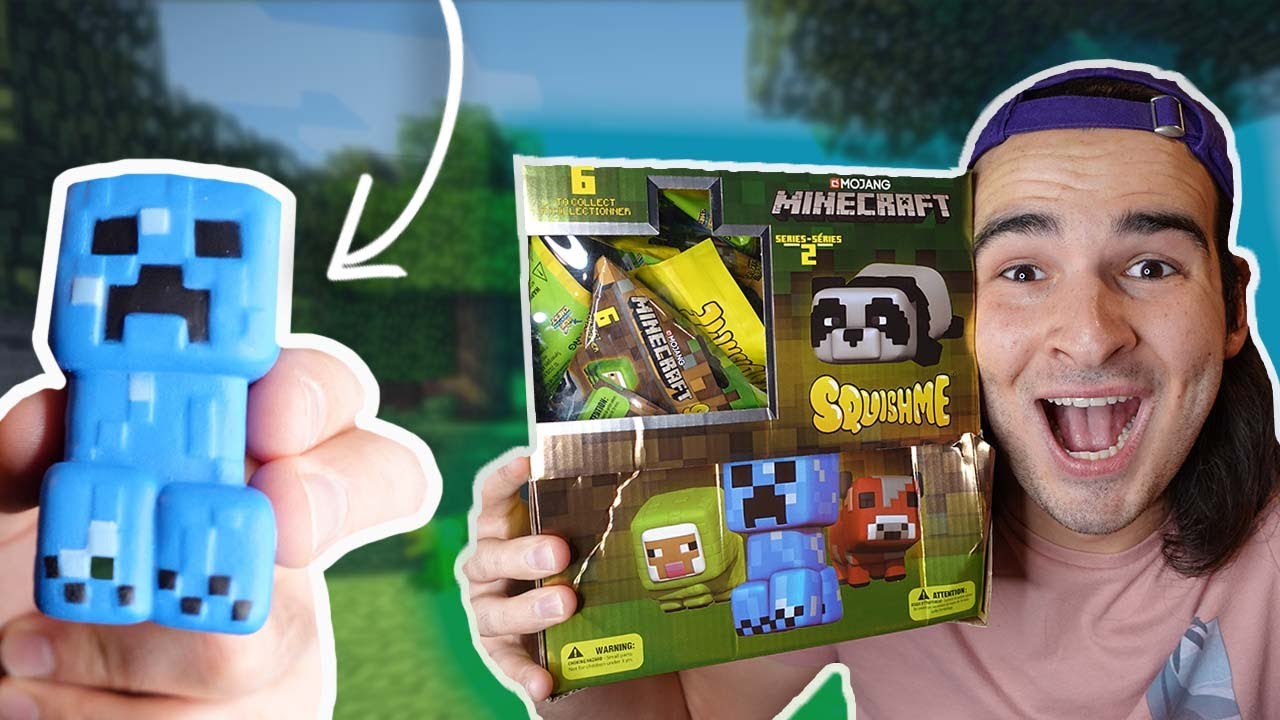 Rare Blue Charged Creeper SquishMe Hunt! (1/24 Have One!)