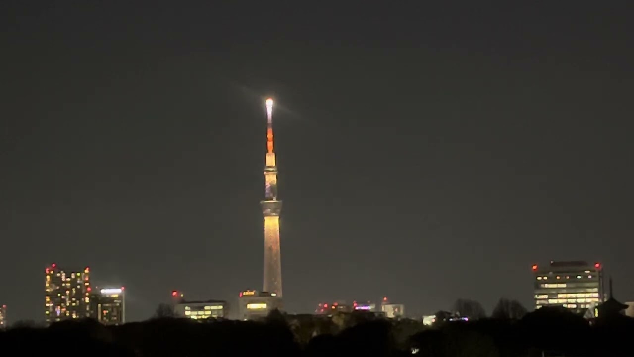 Tokyo Skytree at Night | Quiet Tokyo Lights 🌙 | 2026.02.19夜のスカイツリー｜静かな東京の光｜2026.2.19