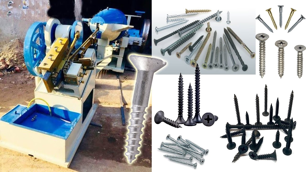 Fully Automatic Screw Making Machine Price In India, Wood screw, Drywall Screw  making machine
