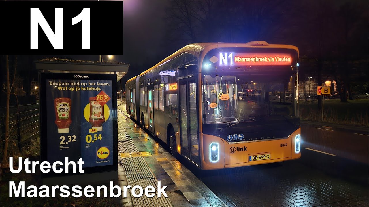 U-OV lijn N1: Utrecht - Vleuten - Maarssenbroek  | Transdev Utrecht | Transdev 9647 | 2026