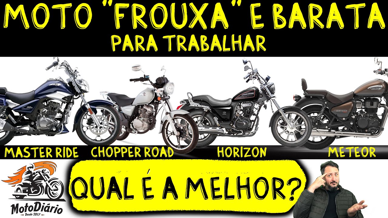 Master Ride 150, Chopper Road 150, Horizon 150 ou Meteor 350? Qual &eacute; a melhor?