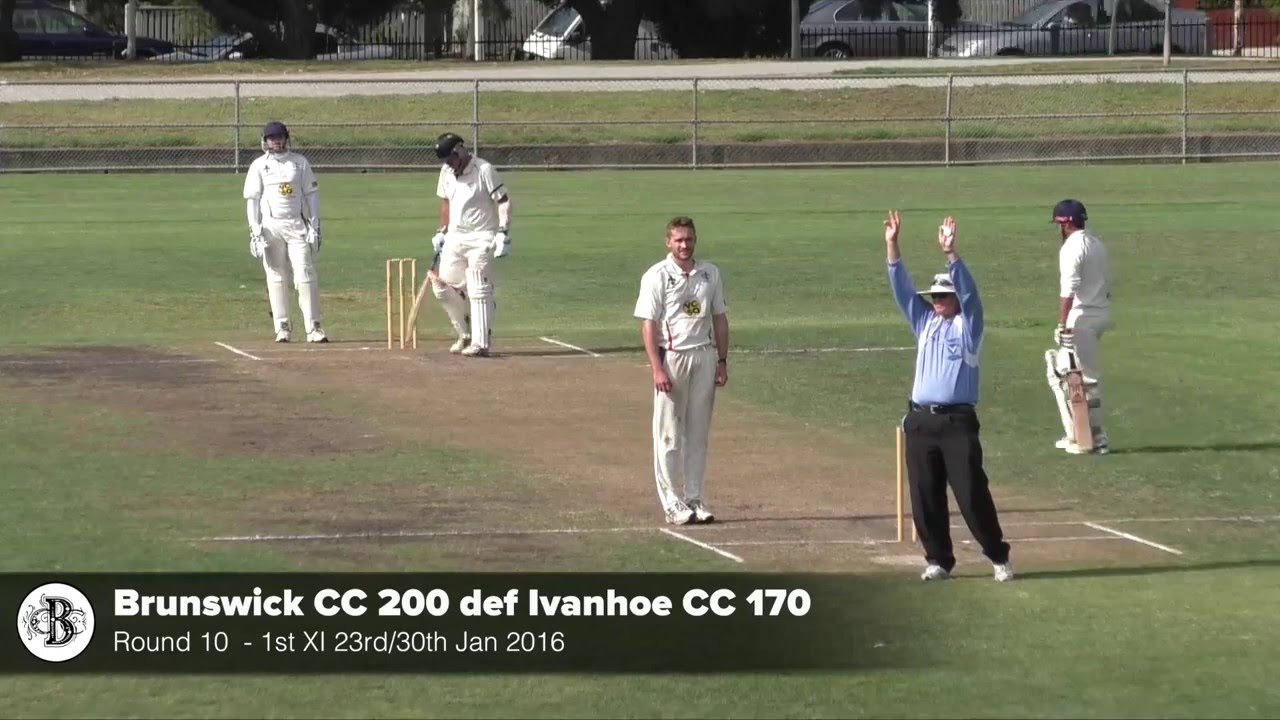 Round 10 vs Ivanhoe CC - First XI