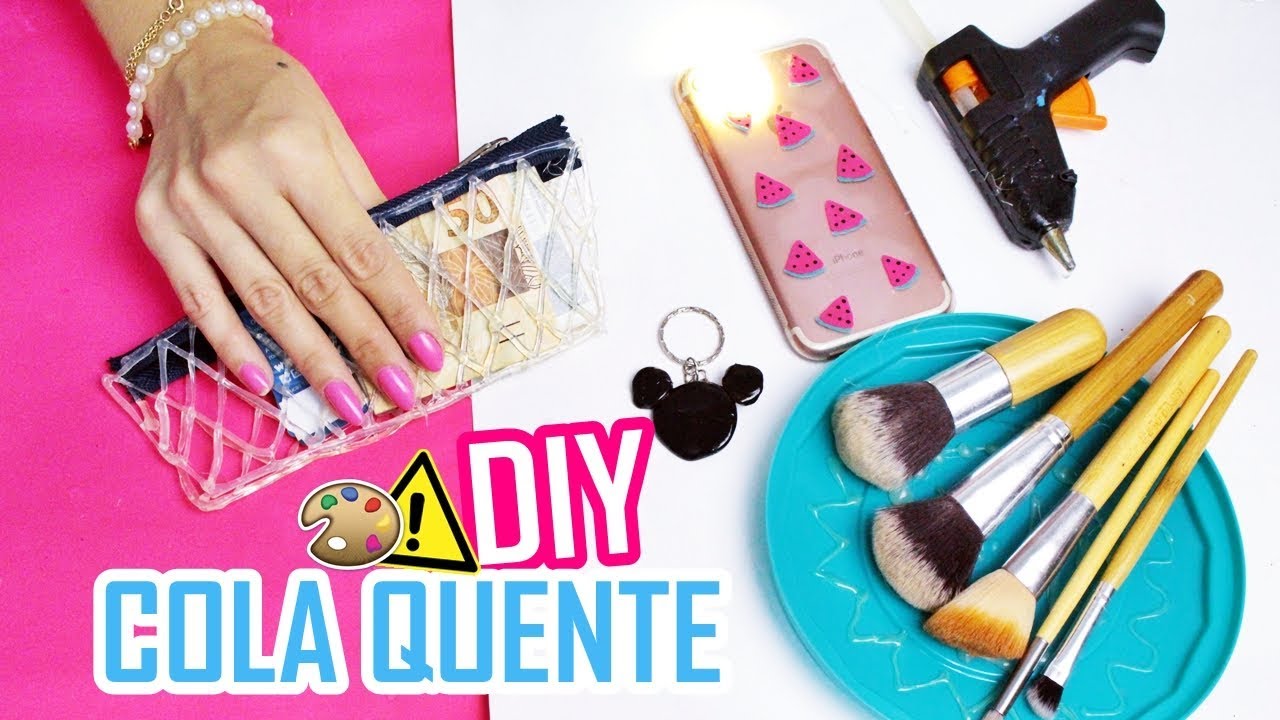 5 DIY FÁCEIS USANDO COLA QUENTE