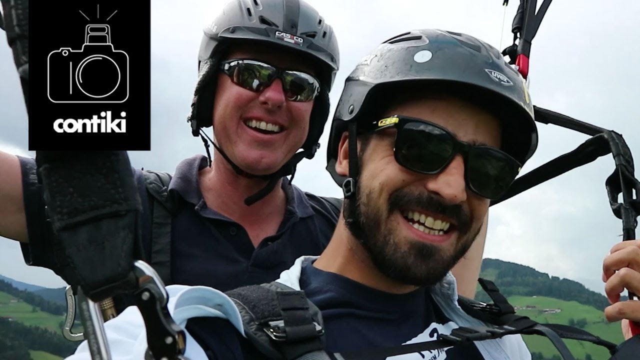 PARAGLIDING IN AUSTRIA // 24 Hours in Austria on Contiki with Bento