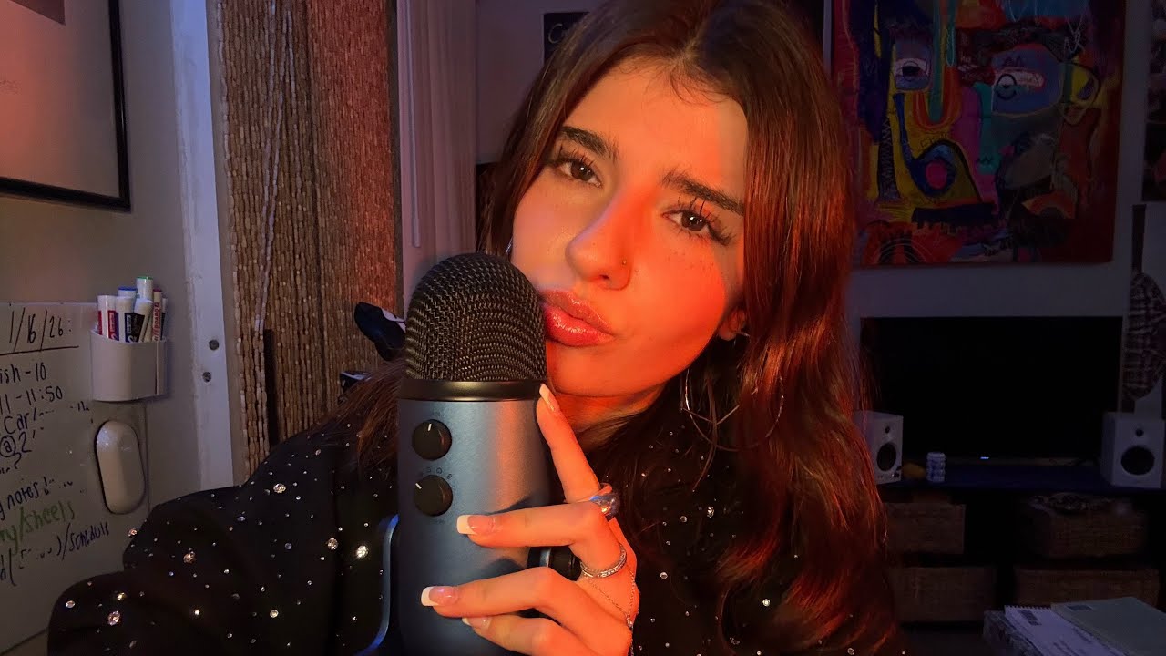 [ASMR] MOUTH SOUNDS & EXFOLIATOR ON MIC (Emre’s Custom) 