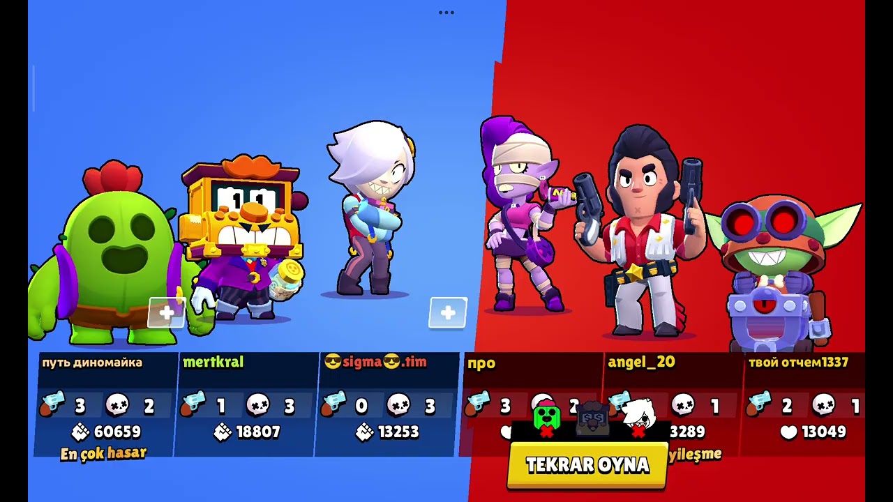 Brawl stars oynuyorum