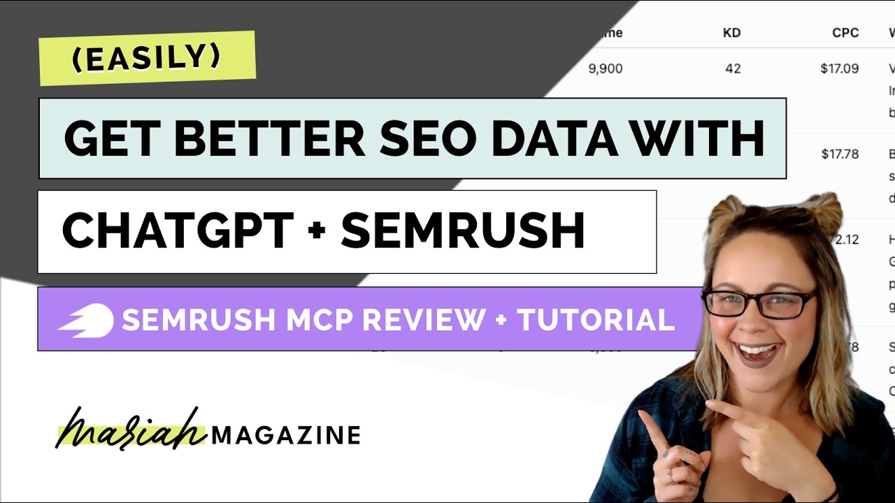 (2026) NEW SEMRUSH MCP: How to Get Better SEO Data With ChatGPT & Other AI Tools